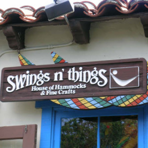 Swings and Things Sign