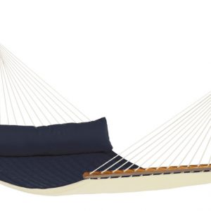 Weatherproof Kingsize Padded Spreader Bar Hammock navy blue