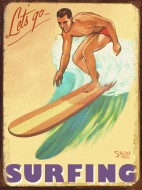 Metal and Reclaimed Wood Signs 13" x 17"