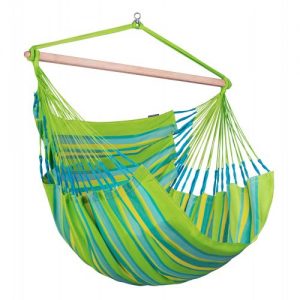 DOMINGO Weatherproof Standard Lounger Hammock Chair Lime