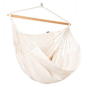 Organic Lounger Hammock Chair Latte