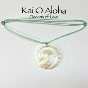 Carved Wave Necklace